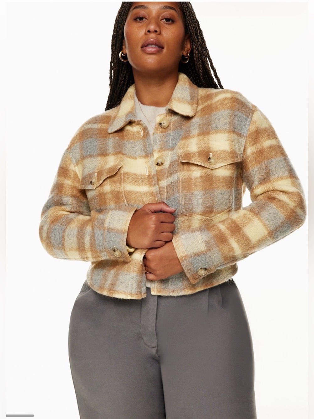 Wilfred Free The Ganna™ Cropped Shirt Jacket